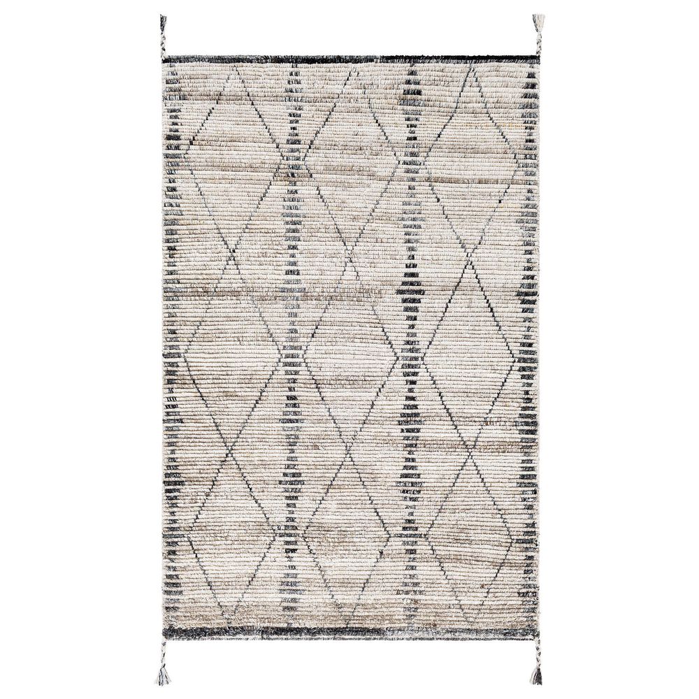 Surya Birch 8' x 10' Beige, Cream, Gray, Charcoal and Black Area Rug