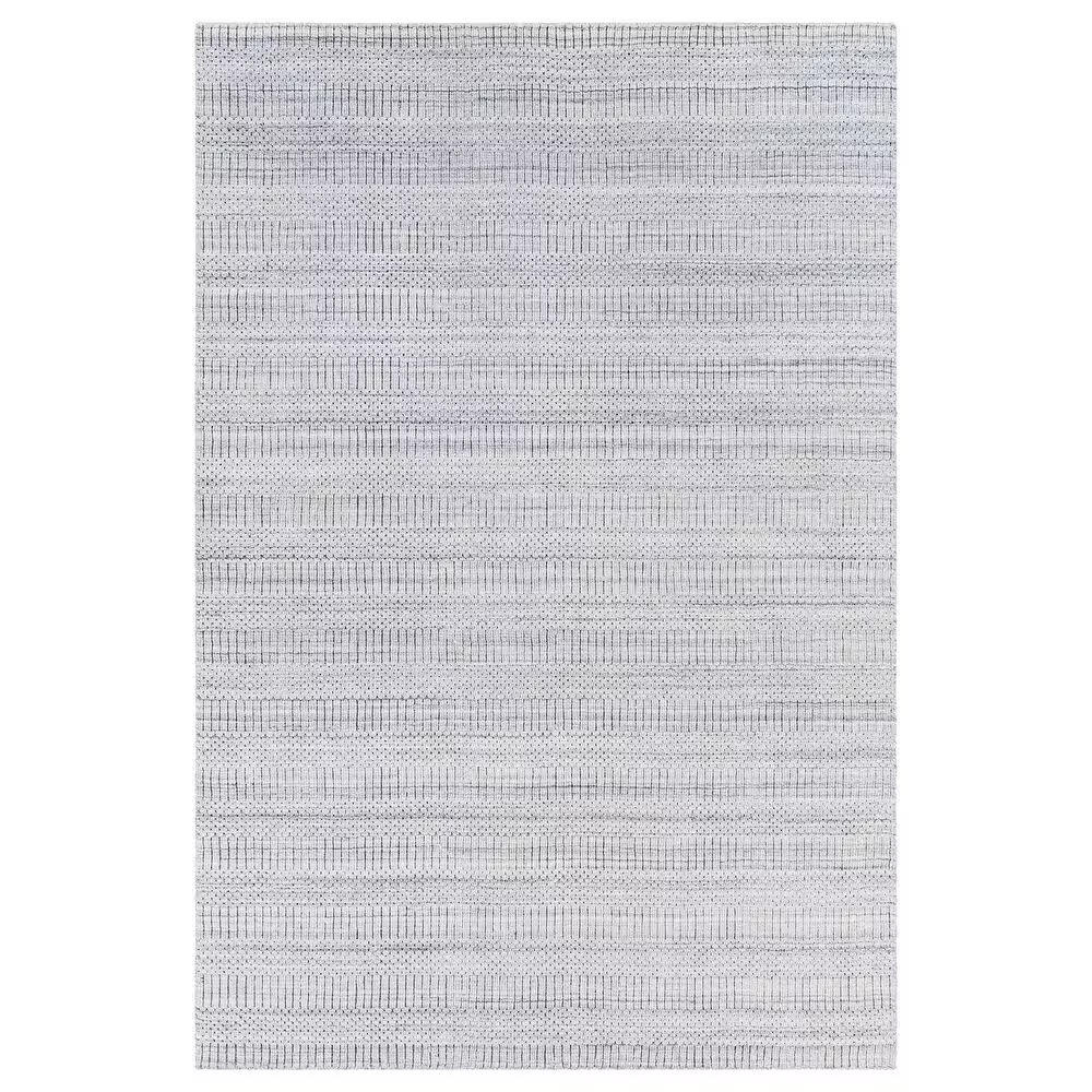 Surya Hickory 8' x 10' Light Slate, Gray, Charcoal and Cream Area Rug