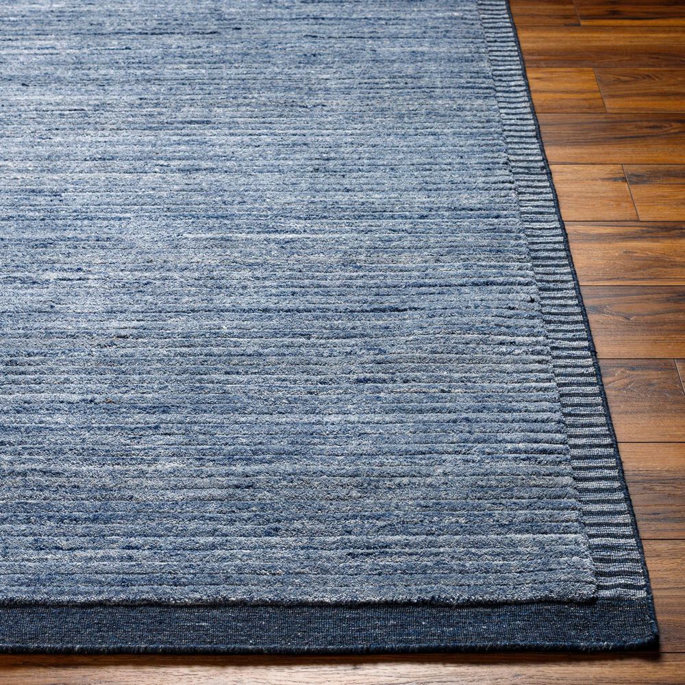 Surya Yasmin 2' x 3' Black, Navy, Denim and Ink Blue Area Rug