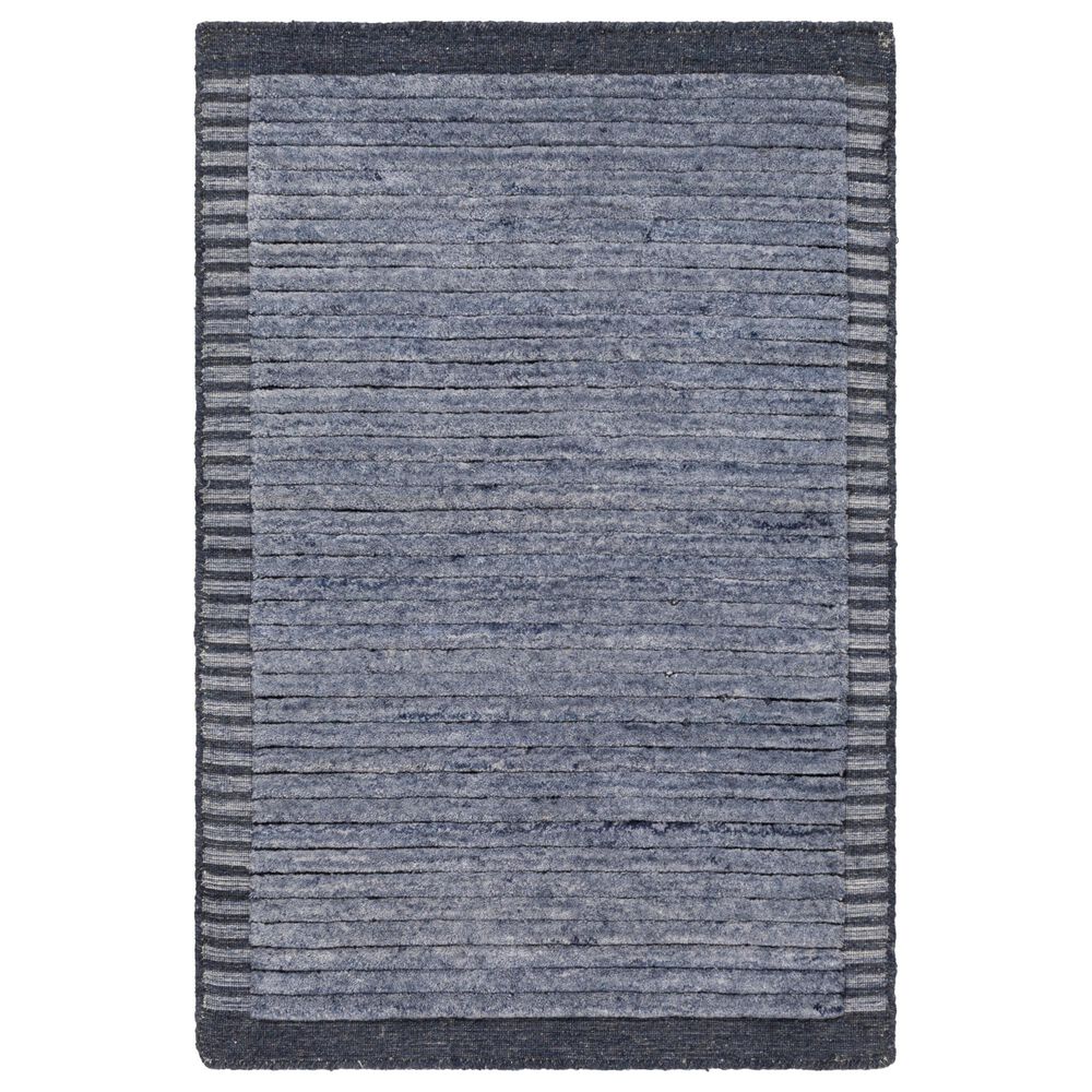 Surya Yasmin 9' x 12' Black, Navy, Denim and Ink Blue Area Rug