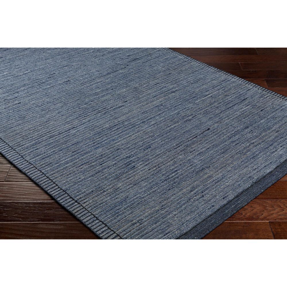 Surya Yasmin 9' x 12' Black, Navy, Denim and Ink Blue Area Rug