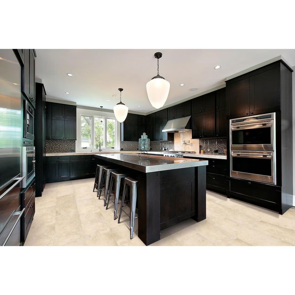 Tru-Cor Tile Travertine Gold 16" x 32" Luxury Vinyl Tile