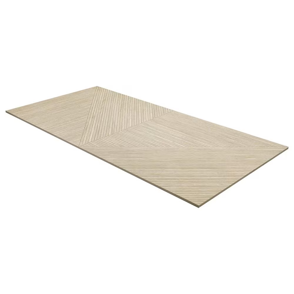 Soho Studio Lounge Ribbed Oak 24" x 48" Porcelain Tile