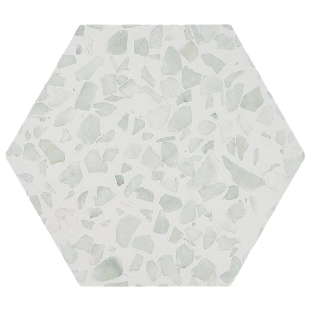 Soho Studio Riazza Hexagon Green 9" x 10" Porcelain Tile