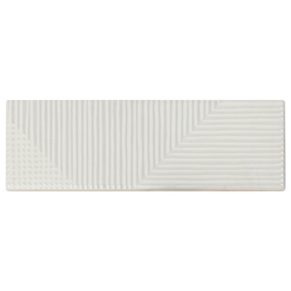 Soho Studio Fragments Light Grey 2" x 8" Ceramic Tile