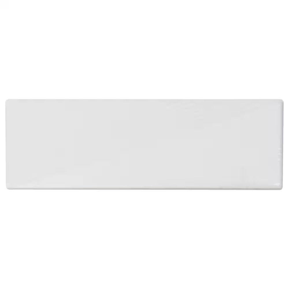 Soho Studio Fragments White 2" x 8" Ceramic Tile