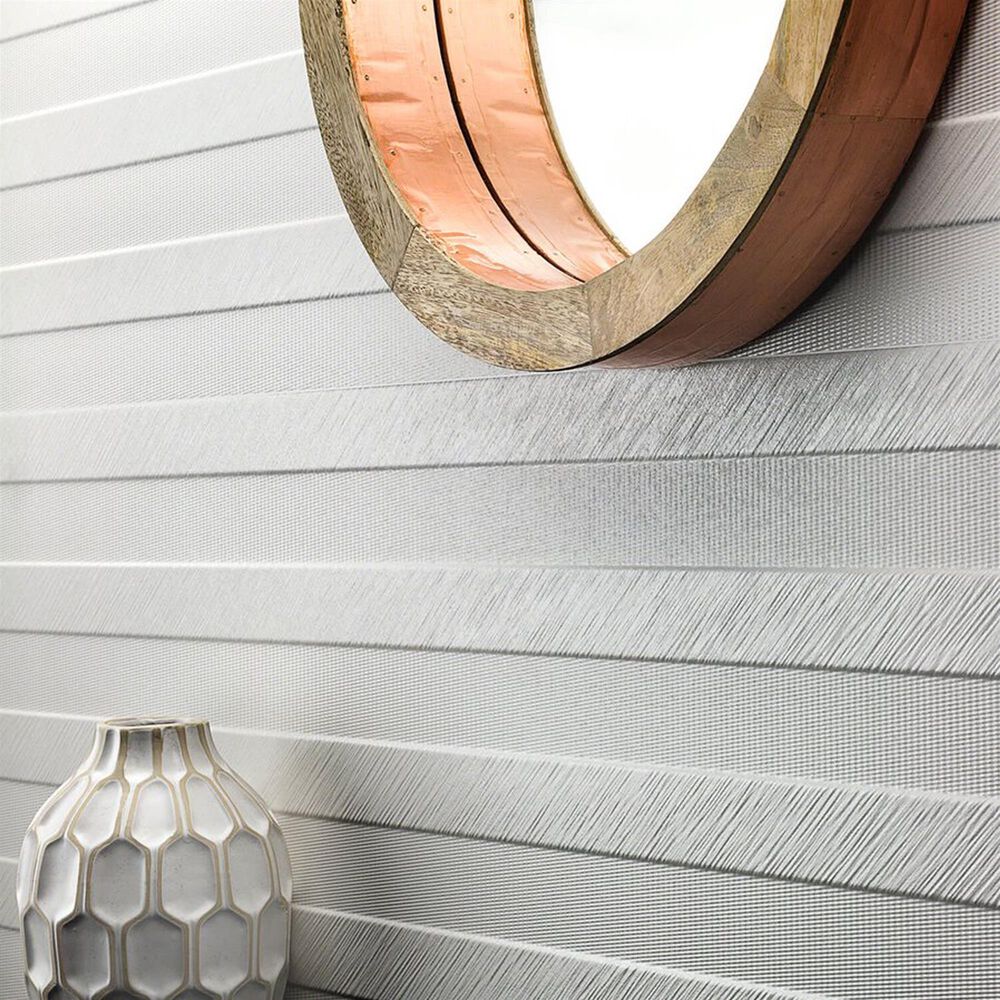Soho Studio Trace Snow 12" x 48" Ceramic Tile