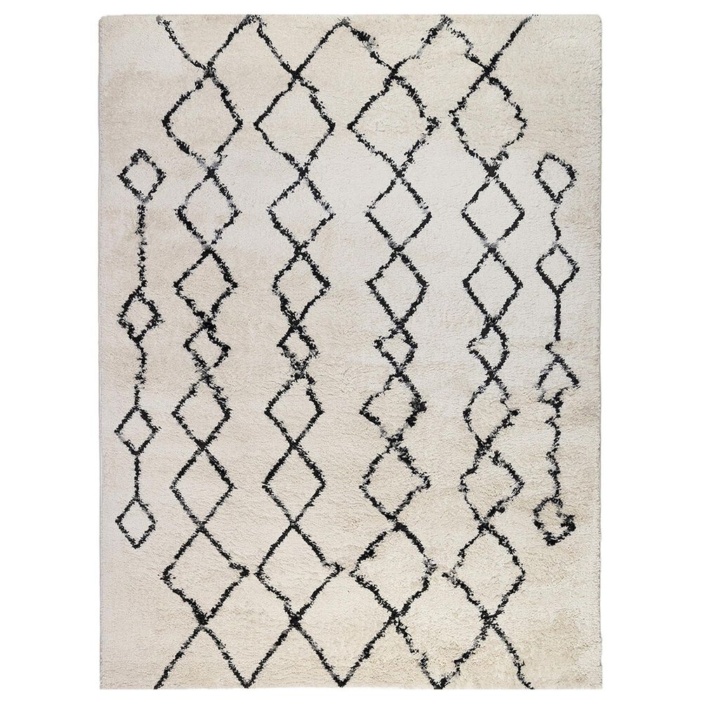 Amer Rugs Aspen 5' x 7'6" Cream and Gray Area Rug