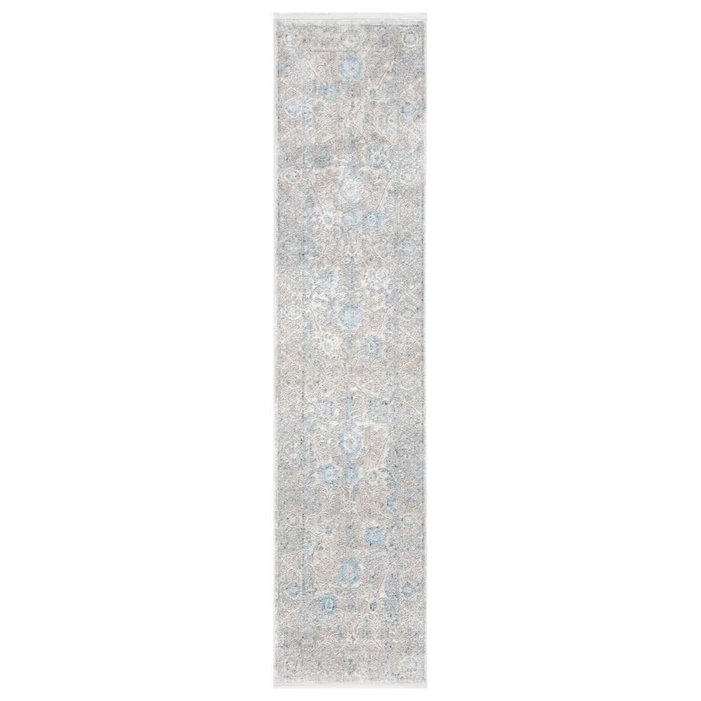 Safavieh Dream DRM408H 2' x 8' Grey and Blue Runner