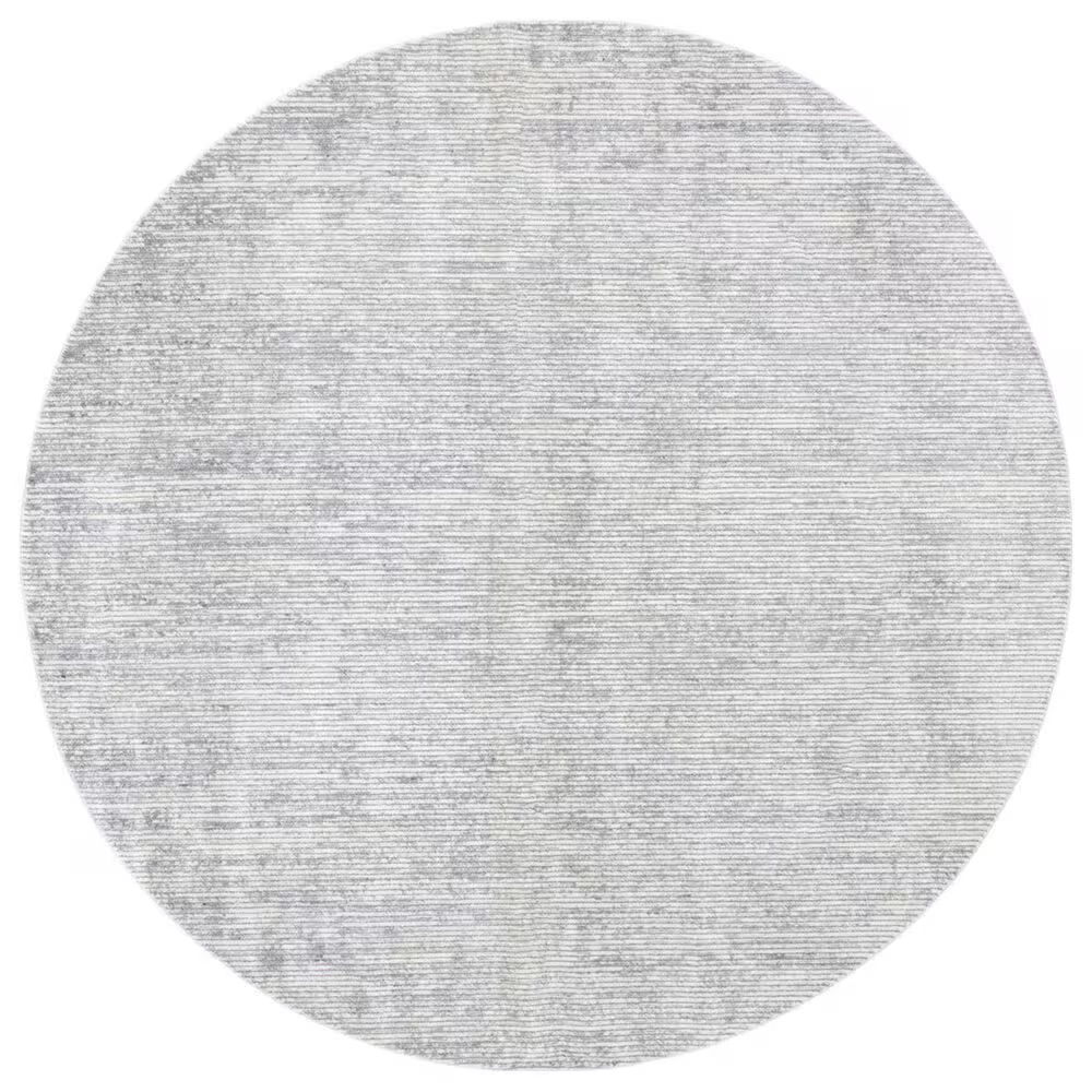 Safavieh Dream 6'7" Round Ivory and Grey Area Rug