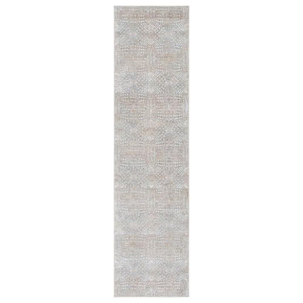 Safavieh Webster WBS332G 2'6" x 10' Grey and Beige Runner