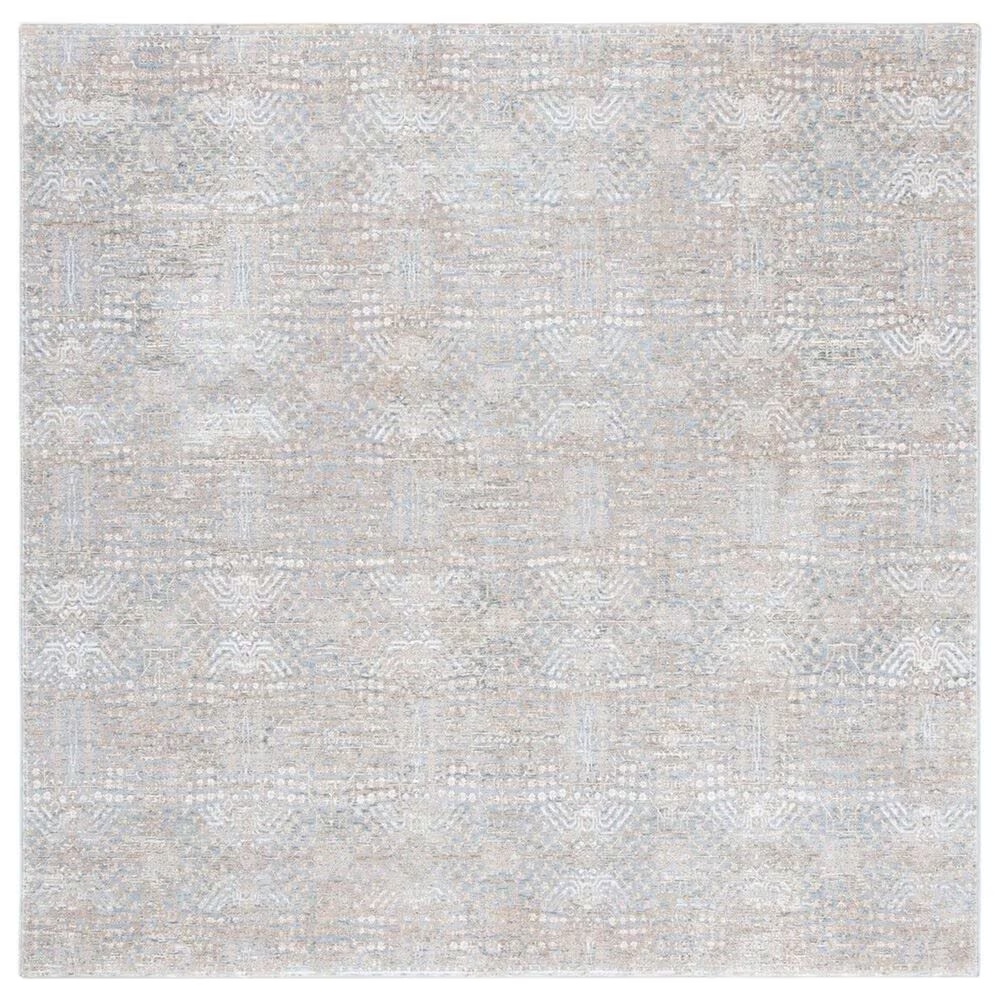 Safavieh Webster WBS332G 6'7" Square Grey and Beige Area Rug