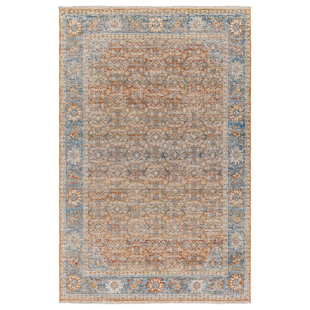 Surya Chicago CHG2304 5'3" x 7'9" Light Beige, Brick Red, Black, Slate, Blue,Taupe Area Rug
