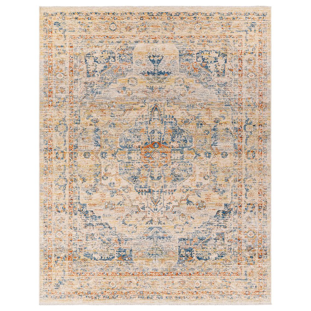 Surya Chicago CHG2308 8'10" x 12'7" Light Beige, Slate, Mustard, Blue, Brick Red,Taupe Area Rug