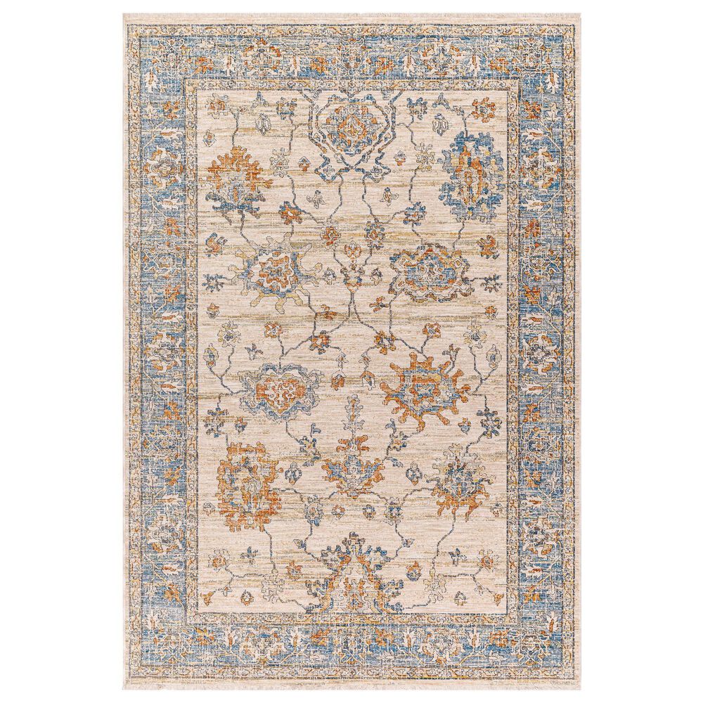 Surya Chicago CHG2311 1'11" x 2'11" Light Grey, Light Beige, Slate, Mustard, Black, Blue Area Rug