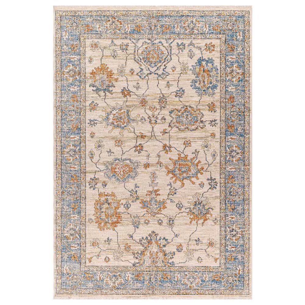 Surya Chicago CHG2311 5'3" x 7'9"Light Beige, Slate, Mustard, Black, Blue, Light Grey Area Rug