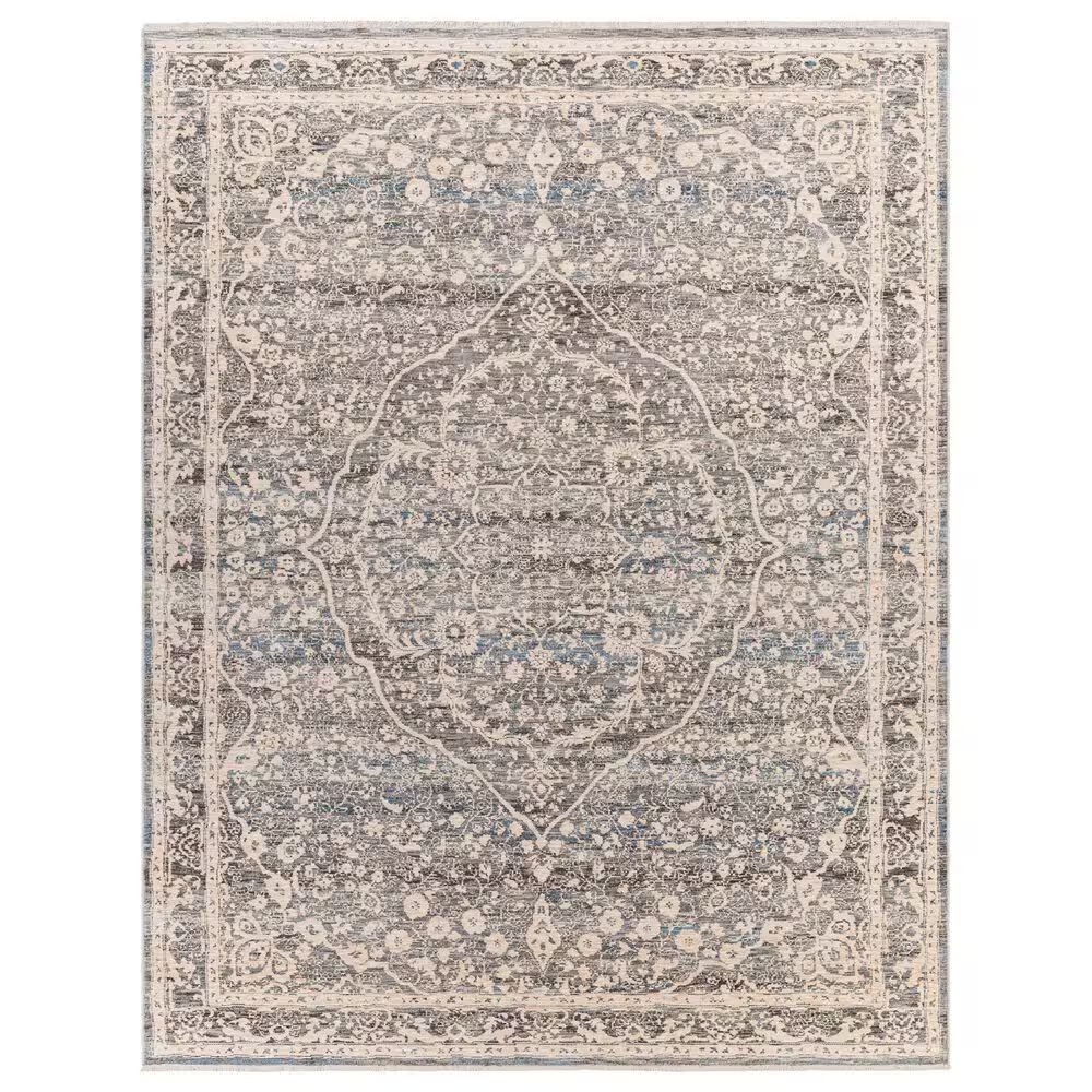 Surya Chicago CHG2315 7'10" x 10' Slate, Charcoal, Light Beige, Blue, Black,Taupe Area Rug