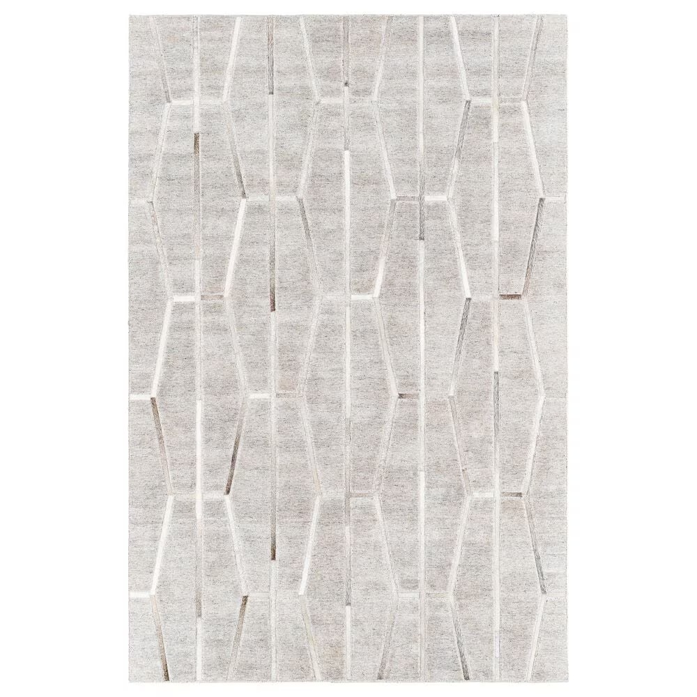 Surya Eloquent 12' x 15' Light Gray, Medium Gray and Beige Area Rug