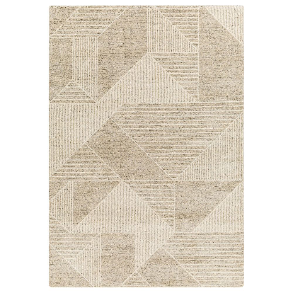 Surya Gavic 2' x 3' Light Beige and Medium Gray Area Rug