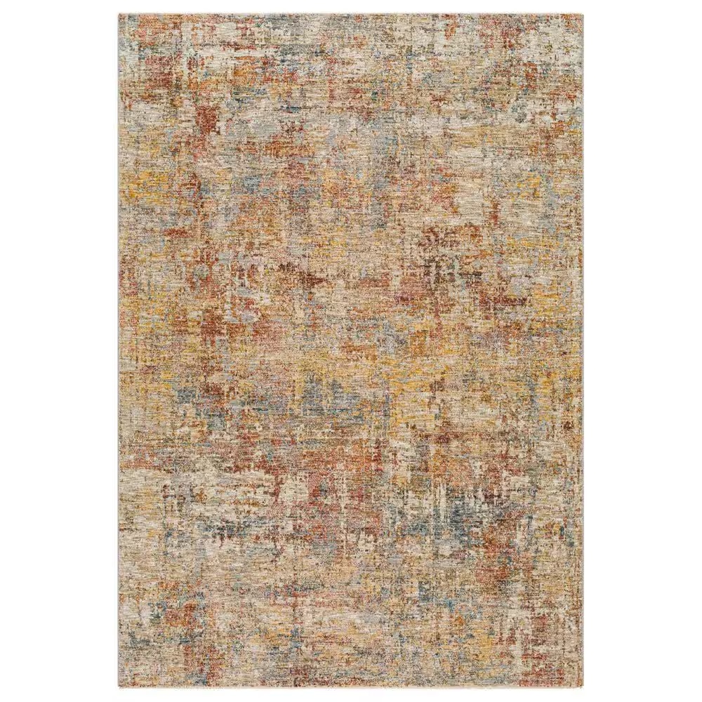 Surya Mona Lisa 10' x 14' Tan, Mustard, Dark Blue, Brick Red, Sage, Olive and Burgundy Area Rug