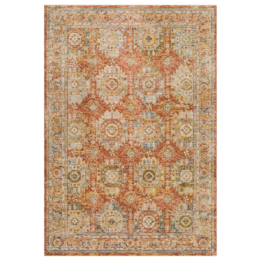 Surya Mona Lisa 10' x 14' Brick Red, Mustard, Tan, Sage, Dark Blue, Olive and Burgundy Area Rug