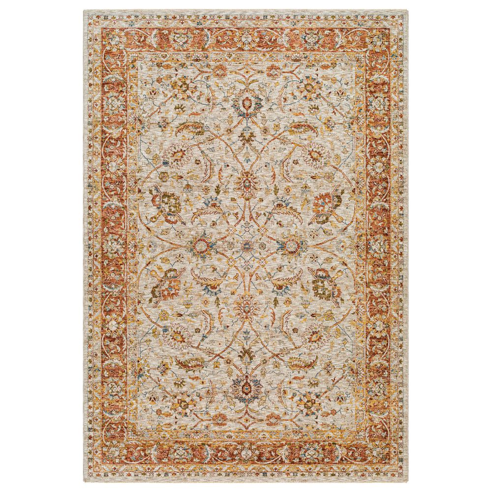 Surya Mona Lisa 9' x 12'2" Tan, Mustard, Brick Red, Burgundy, Olive, Sage and Dark Blue Area Rug
