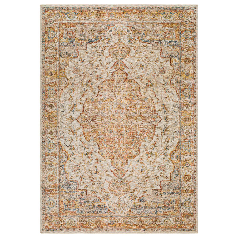 Surya Mona Lisa 12' x 15' Tan, Mustard, Brick Red, Sage, Dark Blue, Olive and Burgundy Area Rug