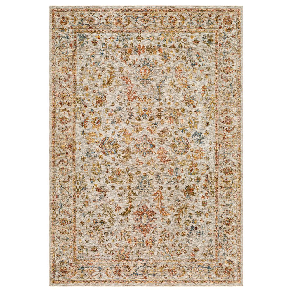 Surya Mona Lisa 9' x 12'2" Light Sage, Tan, Mustard, Brick Red, Dark Blue and Burgundy Area Rug
