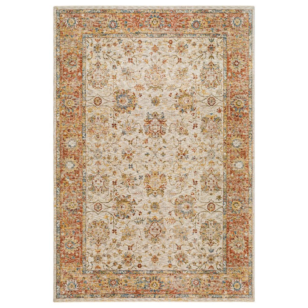 Surya Mona Lisa 12' x 15' Light Sage, Tan, Mustard, Brick Red, Burgundy, Olive and Dark Blue Area Rug