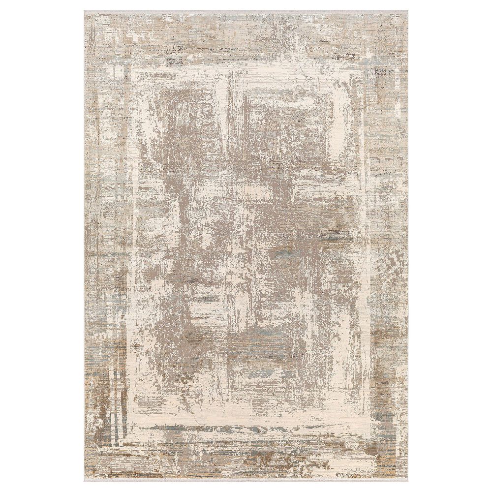 Surya Solar 12' x 15' Cream, Taupe, Gray, Medium Brown, Medium Gray, Tan and Light Gray Area Rug