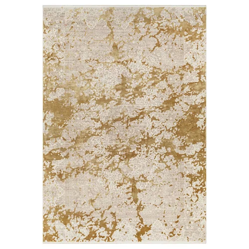 Surya Solar 3' x 8' Tan, Medium Brown, Camel, Blush and Light Beige Runner