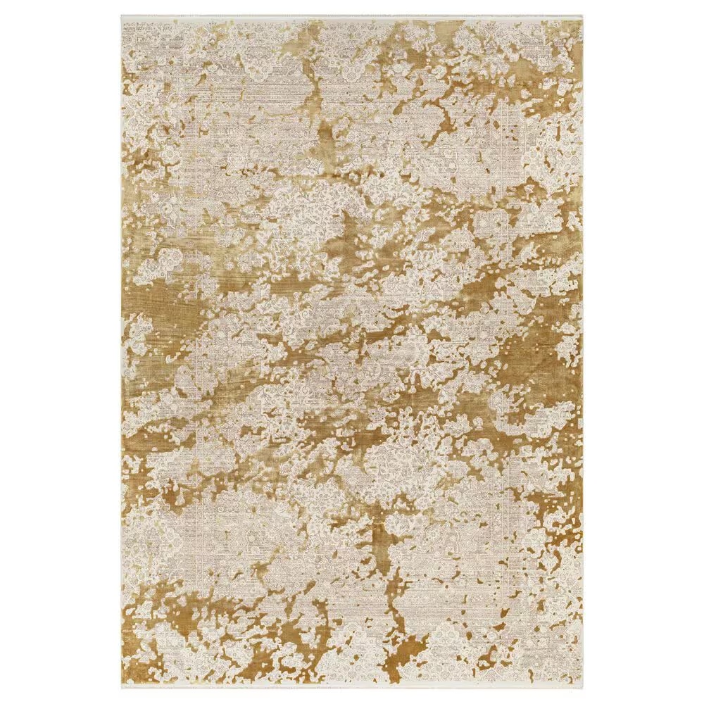 Surya Solar 3' x 9'10" Tan, Medium Brown, Camel, Blush and Light Beige Runner
