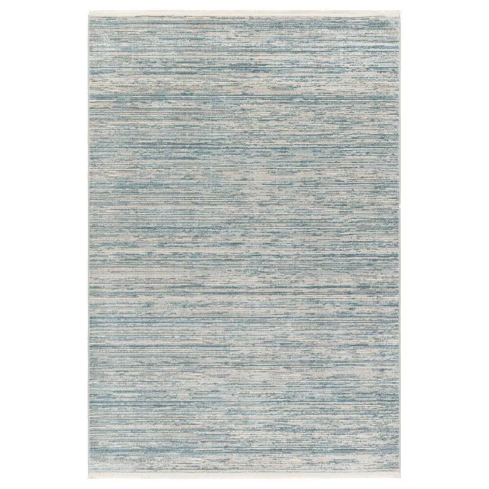 Surya Masha Striped 6'7" x 9' Taupe Area Rug