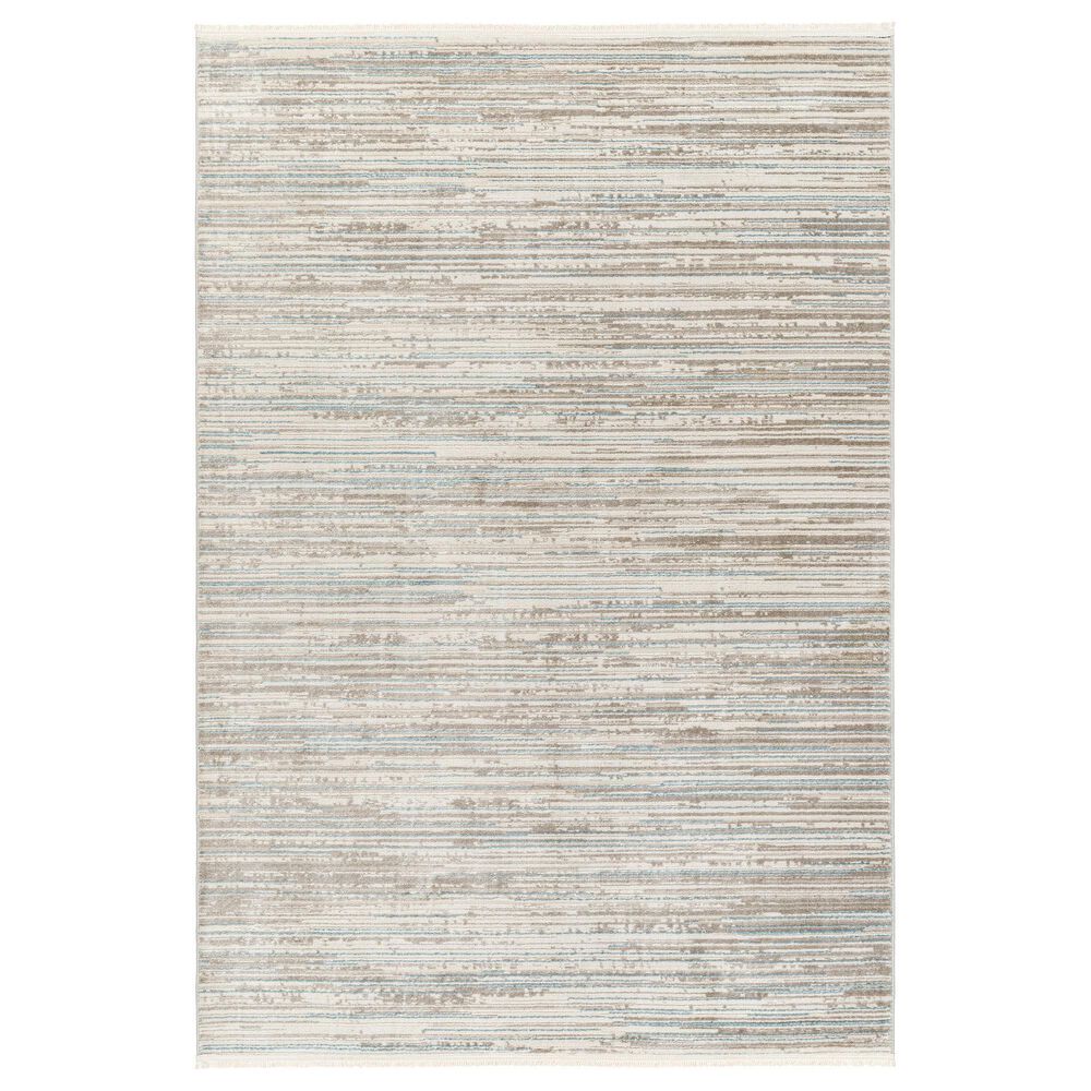 Surya Masha MHA2303 9'2" x 12' Cream, Gray, Ivory and Denim Area Rug