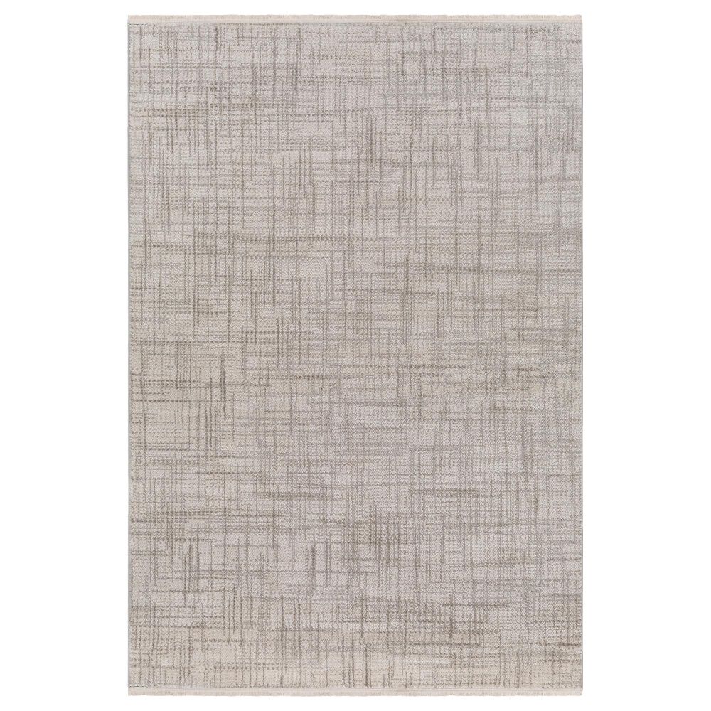 Surya Masha Geometric 2' x 3' Ivory, Cream, Gray and Light Brown Area Rug