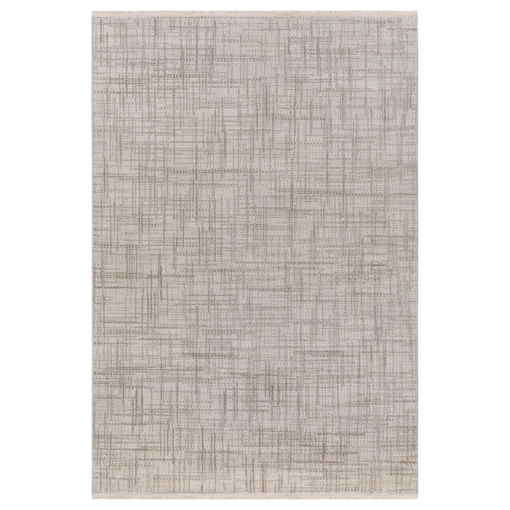 Surya Masha Geometric 9'2" x 12' Ivory, Cream, Gray and Light Brown Area Rug