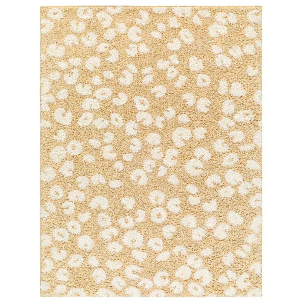 Surya Rodos 6'7" x 9' Mustard, White,Tan Area Rug