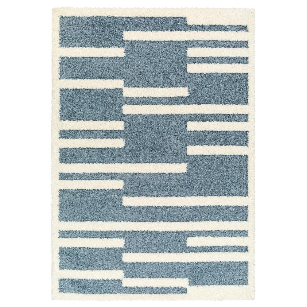 Surya Rodos 7'10" x 10' Blue, Beige, Grey Area Rug