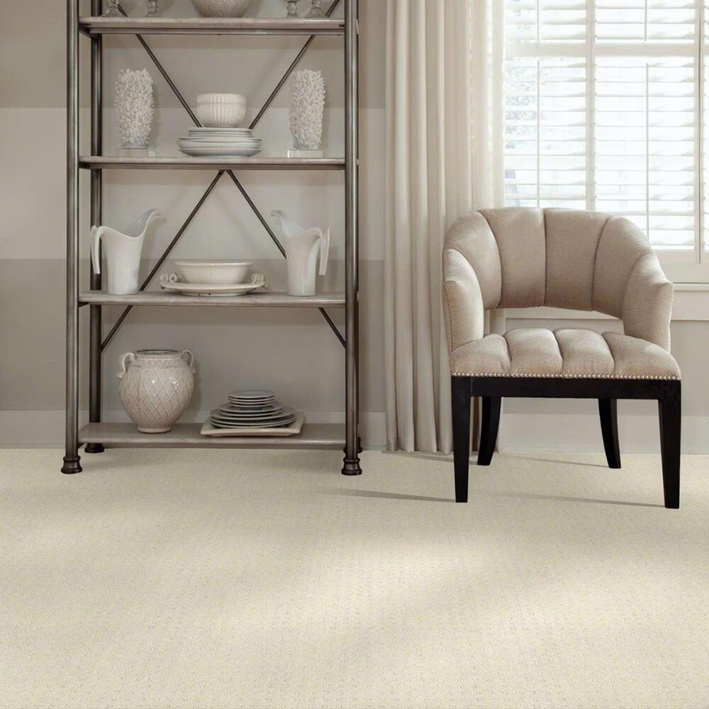 Shaw Alluring Disposition Carpet in Ivory Paper
