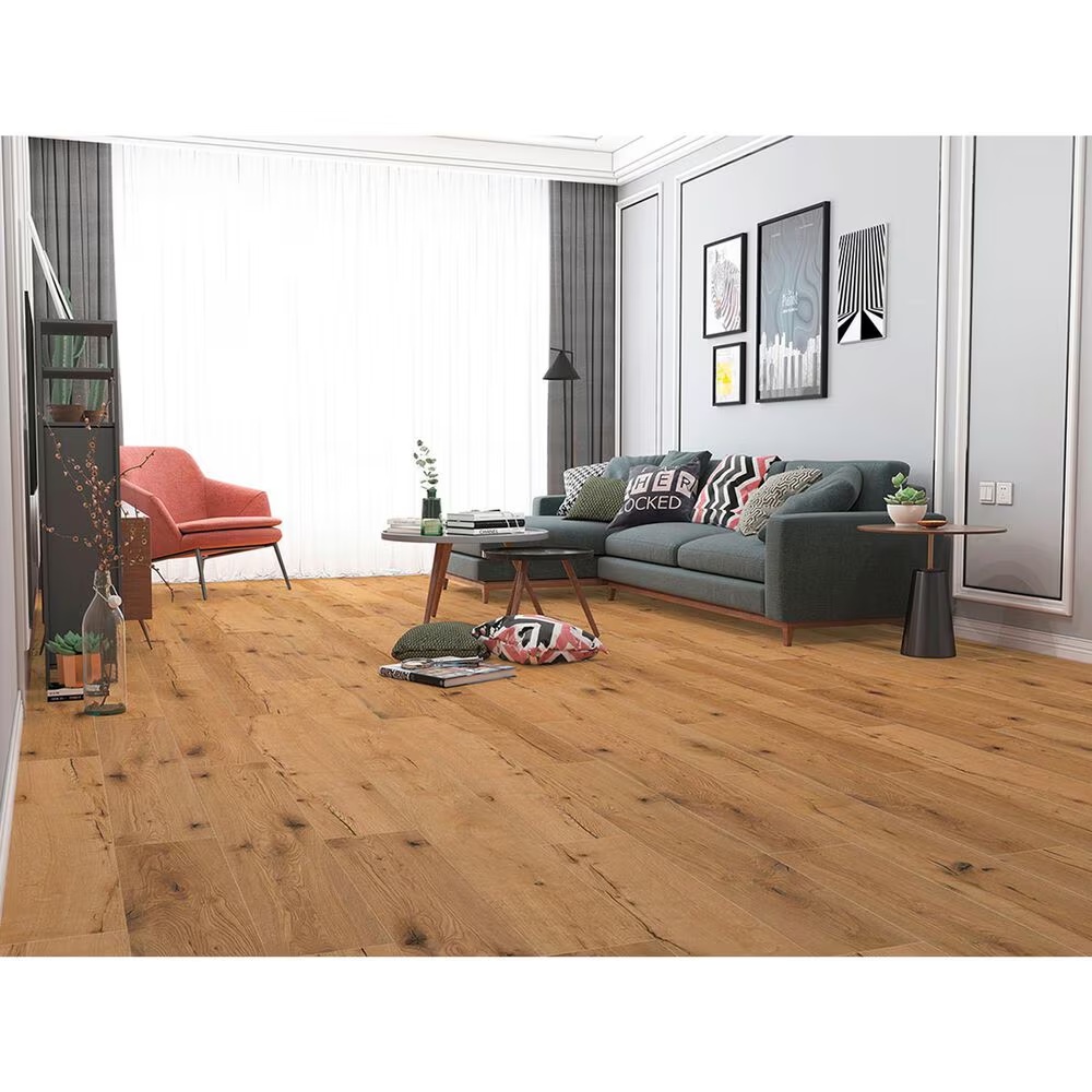 Inhaus Lamdura Visions White Oak 8" x 51" Laminate