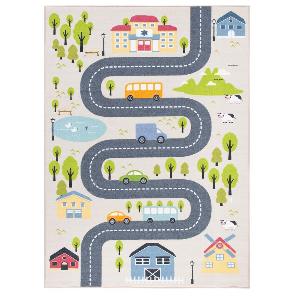 Safavieh Kids Playhouse 7'9" x 10' Beige and Green Rug