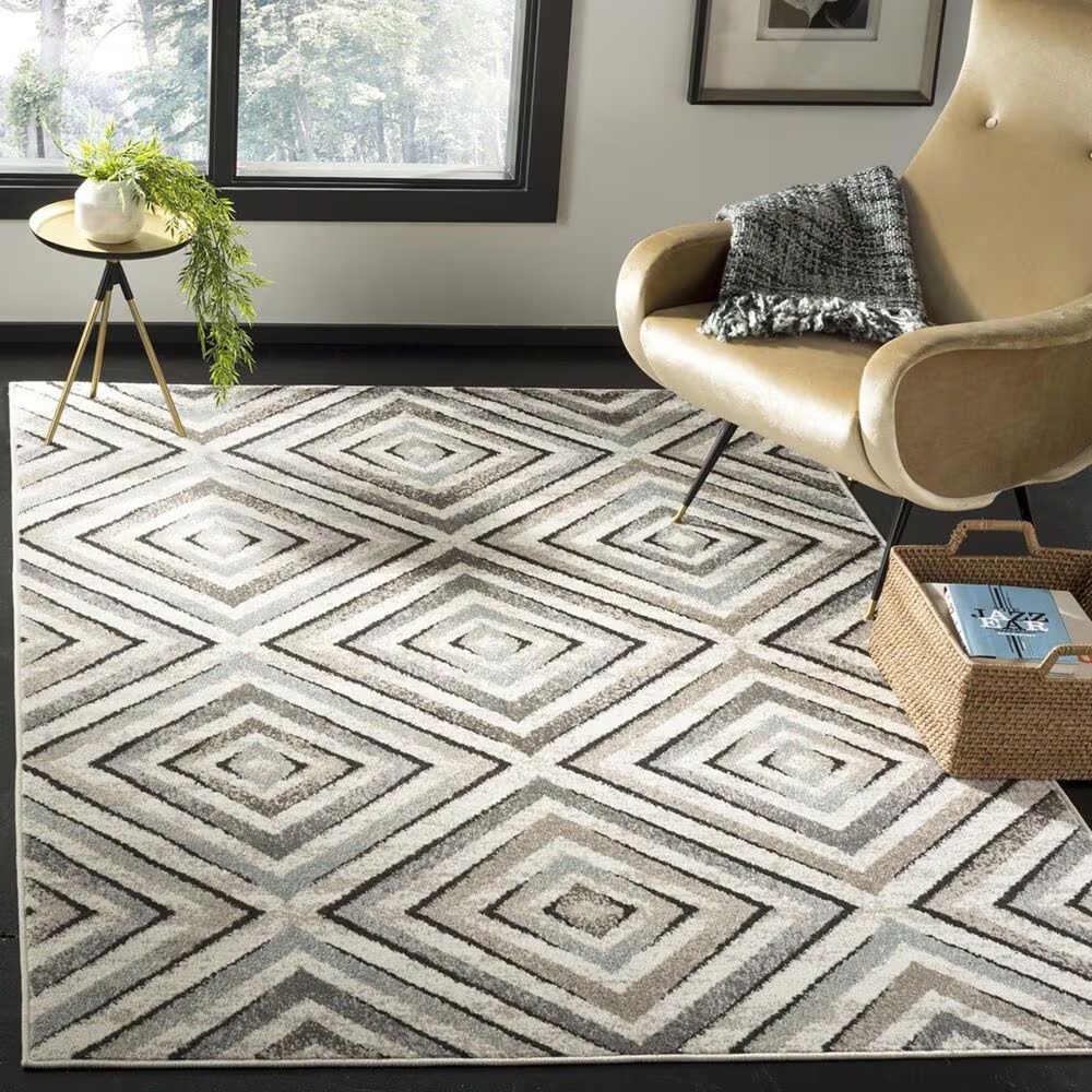 Safavieh Amsterdam AMS109A-4 4' x 6' Cream/Beige Area Rug