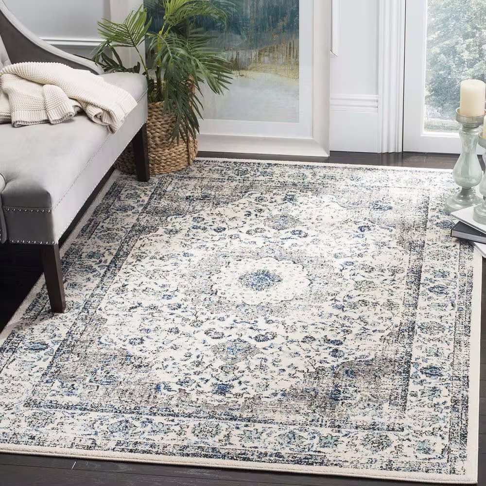 Safavieh Evoke EVK220D-4 4' x 6' Grey/Ivory Area Rug