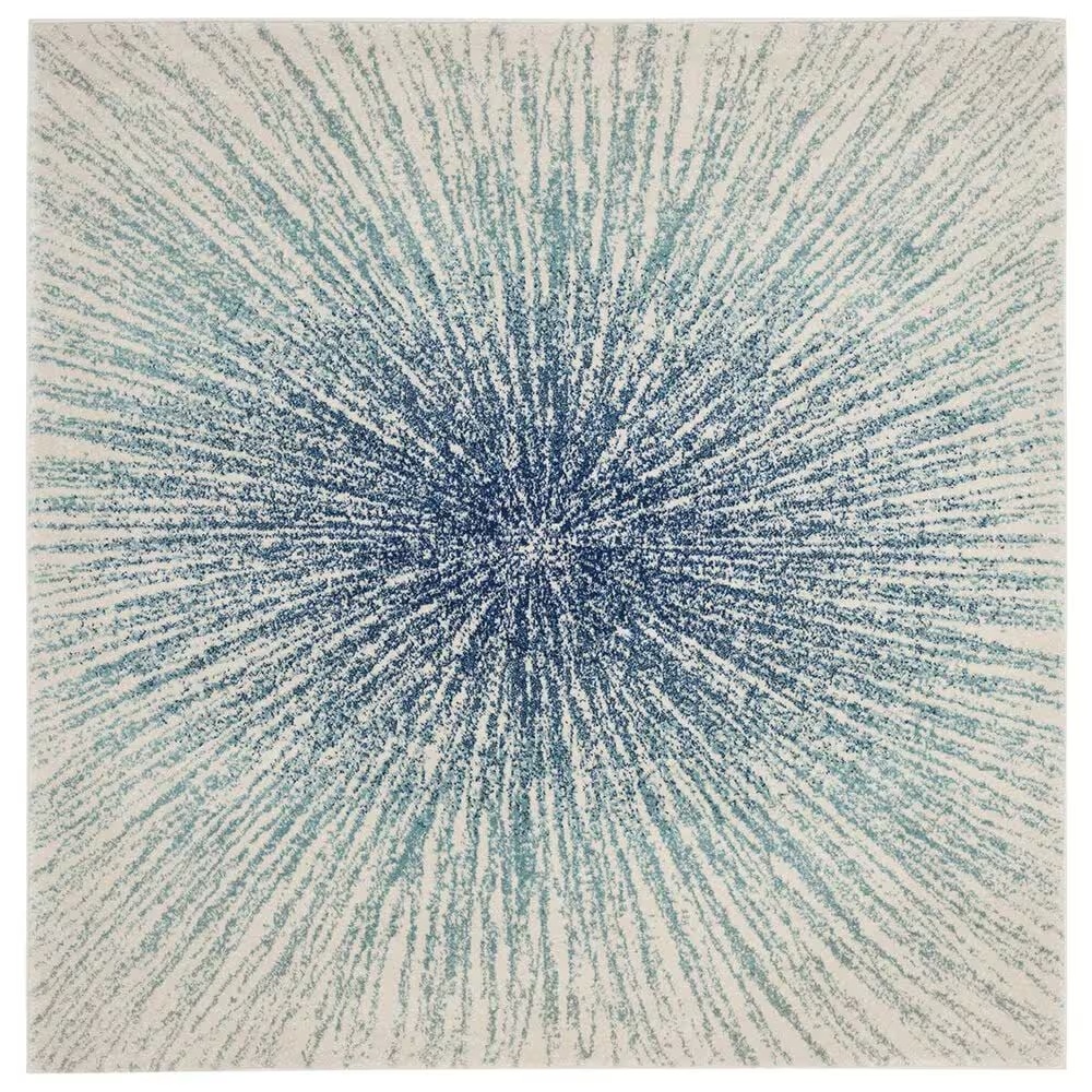 Safavieh Evoke EVK228A-5SQ 5'1" Square Royal/Ivory Area Rug