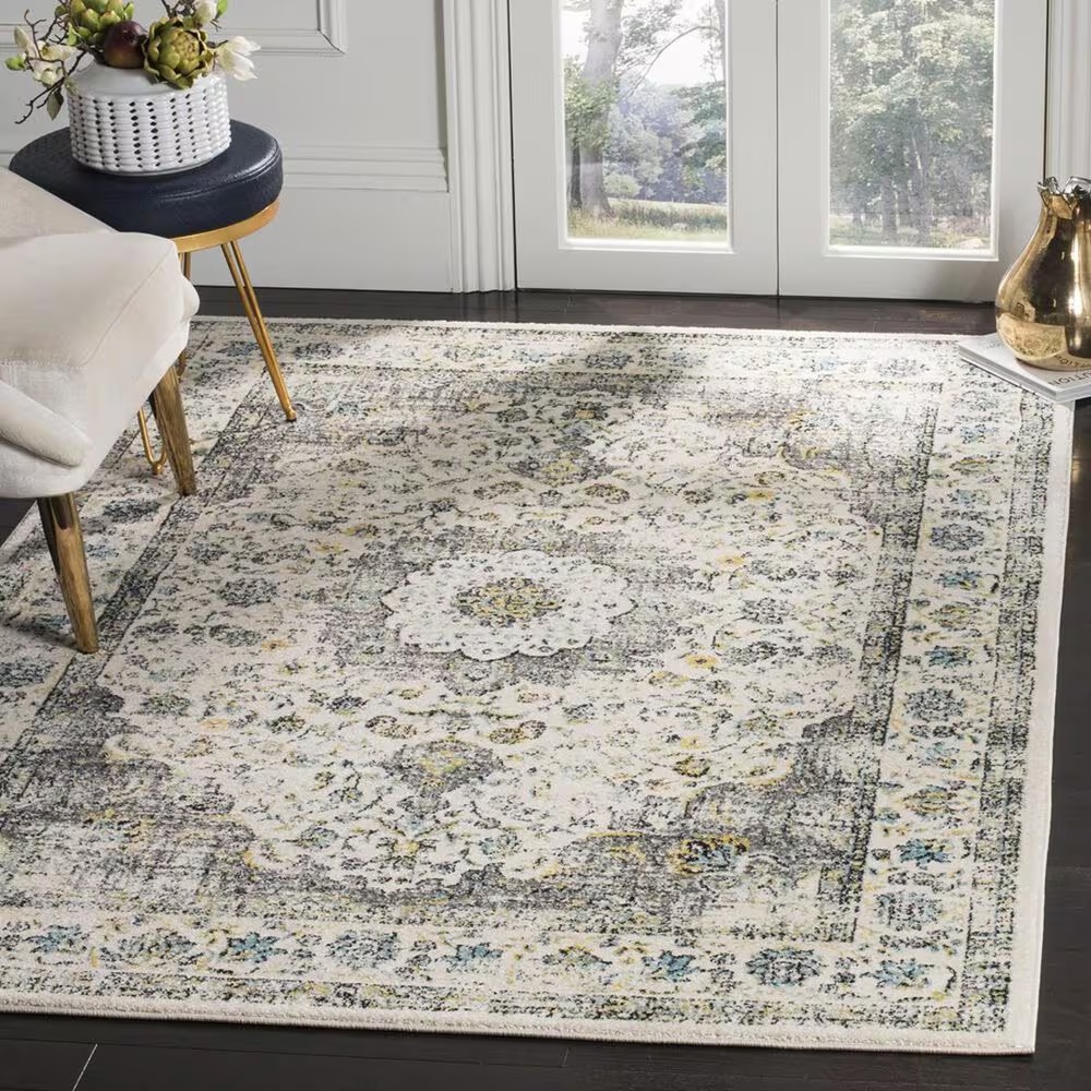 Safavieh Evoke EVK220B-4 4' x 6' Grey/Gold Area Rug