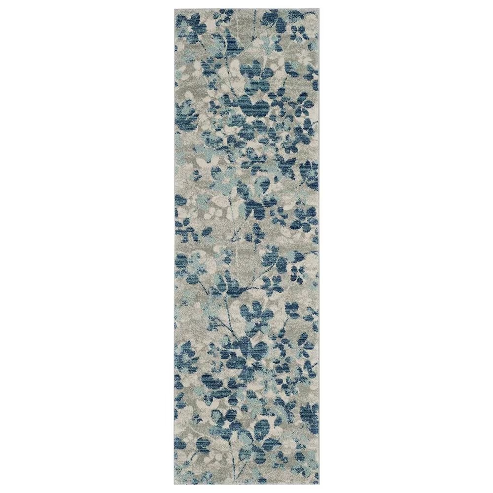 Safavieh Evoke EVK236J-27 2'2" x 7' Grey/Light Blue Runner