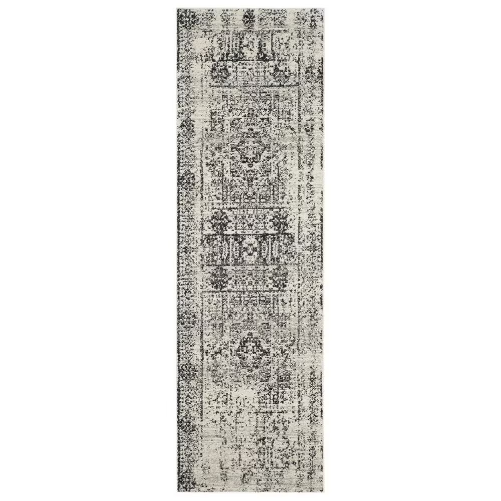 Safavieh Evoke EVK260T-27 2'2" x 7' Ivory/Black Runner