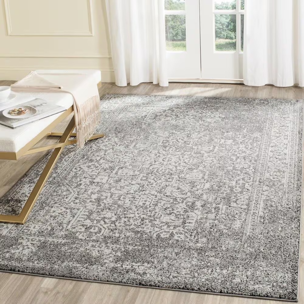 Safavieh Evoke EVK256D-3 3' x 5' Grey/Ivory Area Rug