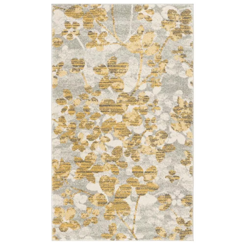 Safavieh Evoke EVK236P-3 3' x 5' Grey/Gold Area Rug