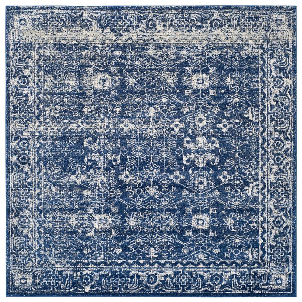 Safavieh Evoke EVK270A-5SQ 5'1" Square Navy/Ivory Area Rug